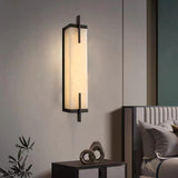 Modern Rectangular Black Vertical Wall Sconce  Image - 3