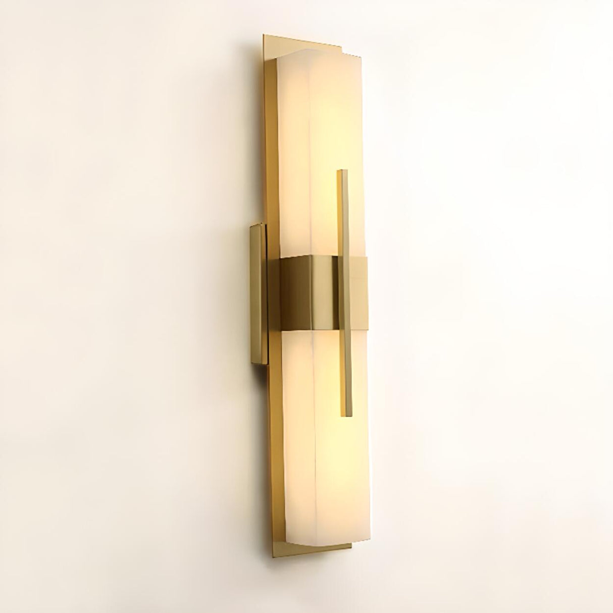 Modern Rectangular Black Vertical Wall Sconce  Image - 9