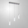 Modern Rectangular Bubble Glass Island Ceiling Light Image - 3