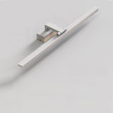 Modern Rectangular Chrome LED Bathroom Vanity Light Image - 3