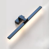 Modern Rectangular Chrome LED Bathroom Vanity Light Image - 6