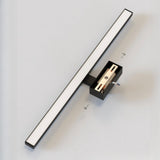 Modern Rectangular Chrome LED Bathroom Vanity Light Image - 8