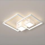 Modern Rectangular Flush Mount Light Living Room Image - 11