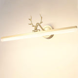 Modern Rectangular Gold Antler Vanity Wall Light Image - 6