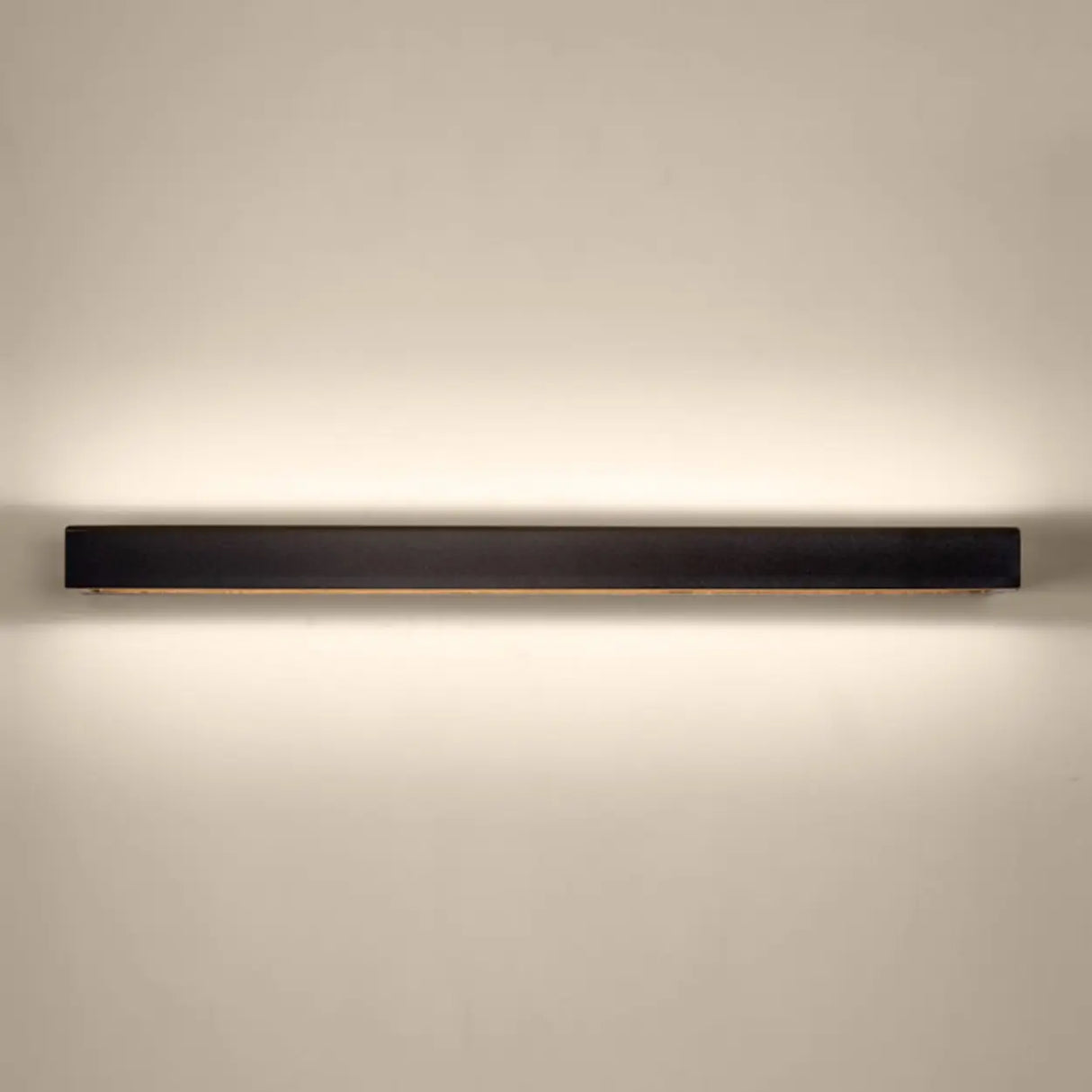 Modern Rectangular Metal Black Mirror Vanity Lights Image - 9