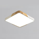 Modern Rectangular Mounted Flush Mount Ceiling Light Image - 10