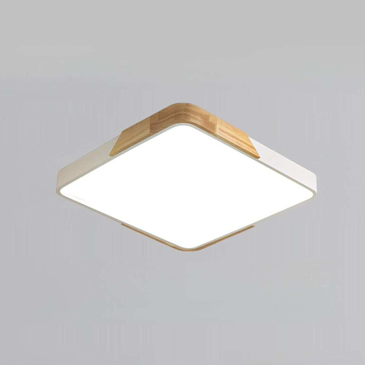 Modern Rectangular Mounted Flush Mount Ceiling Light Image - 11