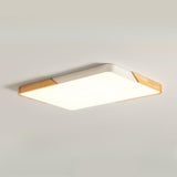 Modern Rectangular Mounted Flush Mount Ceiling Light Image - 7