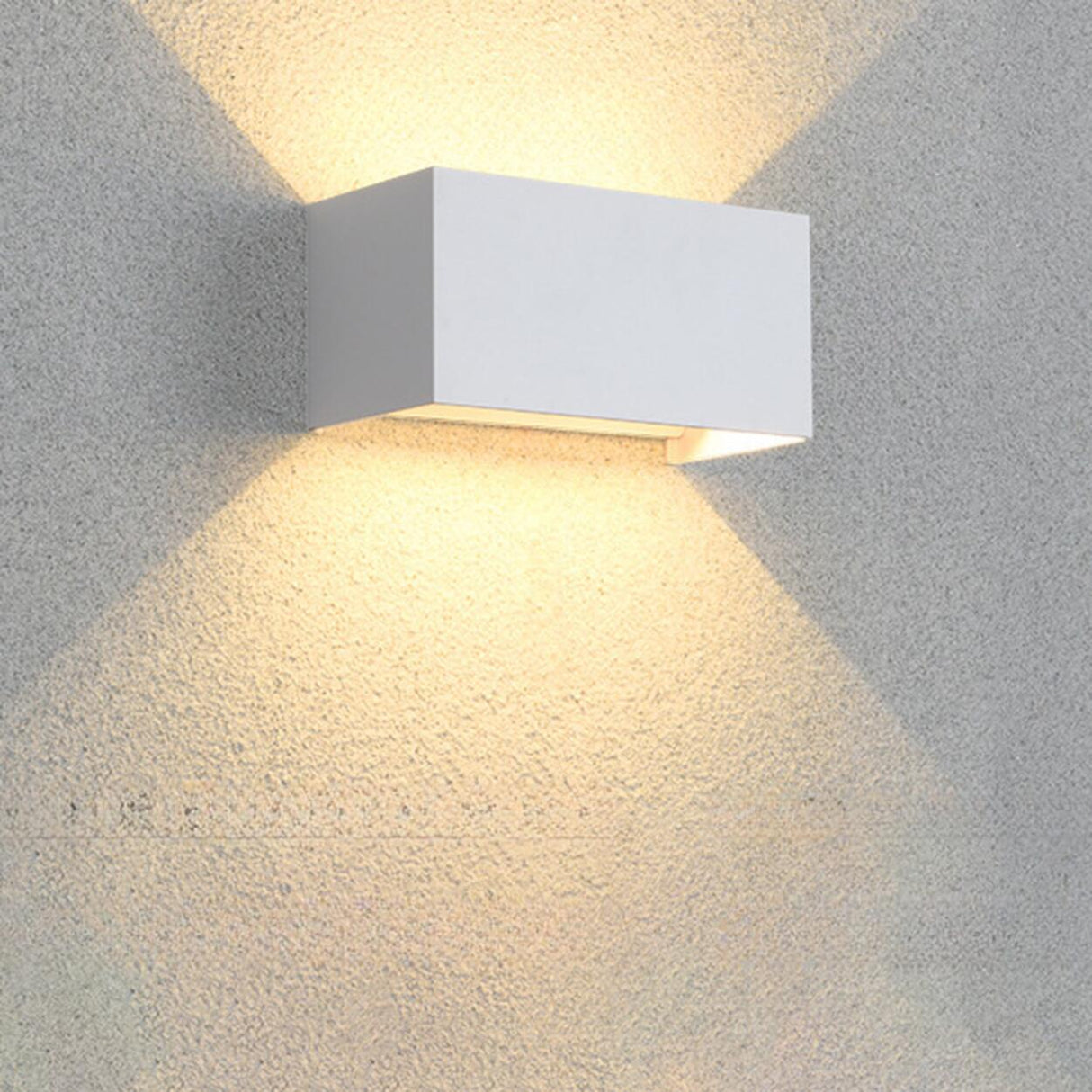 Modern Rectangular Outdoor Up Down Wall Light Image - 6