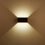 Modern Rectangular Outdoor Up Down Wall Light Image - 7