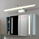 Modern Rectangular White Bathroom LED Vanity Light Image - 1