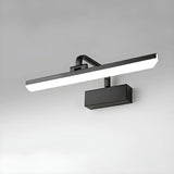 Modern Rectangular White Bathroom LED Vanity Light Image - 11