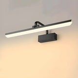 Modern Rectangular White Bathroom LED Vanity Light Image - 15