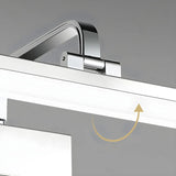 Modern Rectangular White Bathroom LED Vanity Light Image - 21