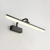 Modern Rectangular White Bathroom LED Vanity Light Image - 24