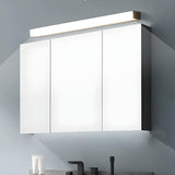 Modern Rectangular White Bathroom Vanity Wall Light Image - 1