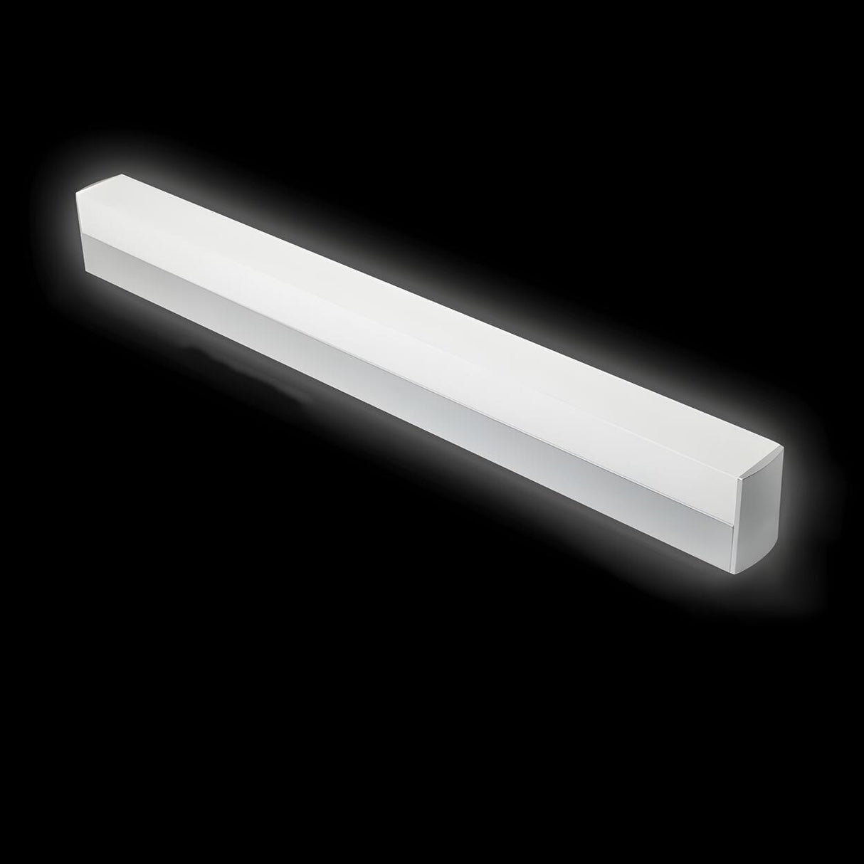 Modern Rectangular White Bathroom Vanity Wall Light Image - 6