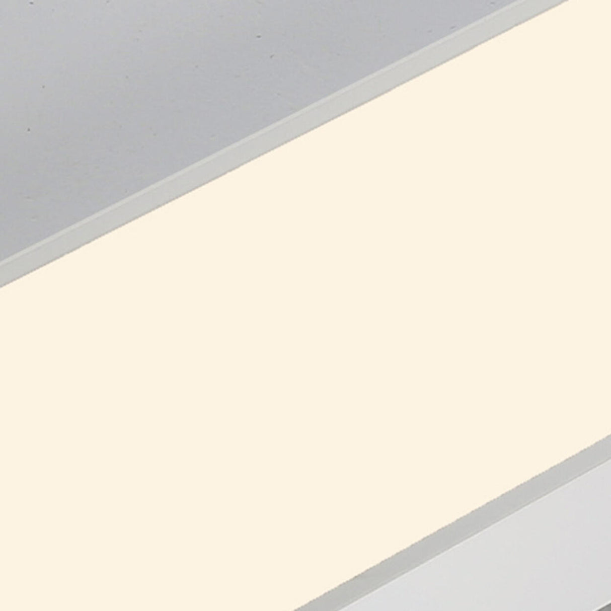 Modern Rectangular White LED Flush Mount Ceiling Light Image - 12