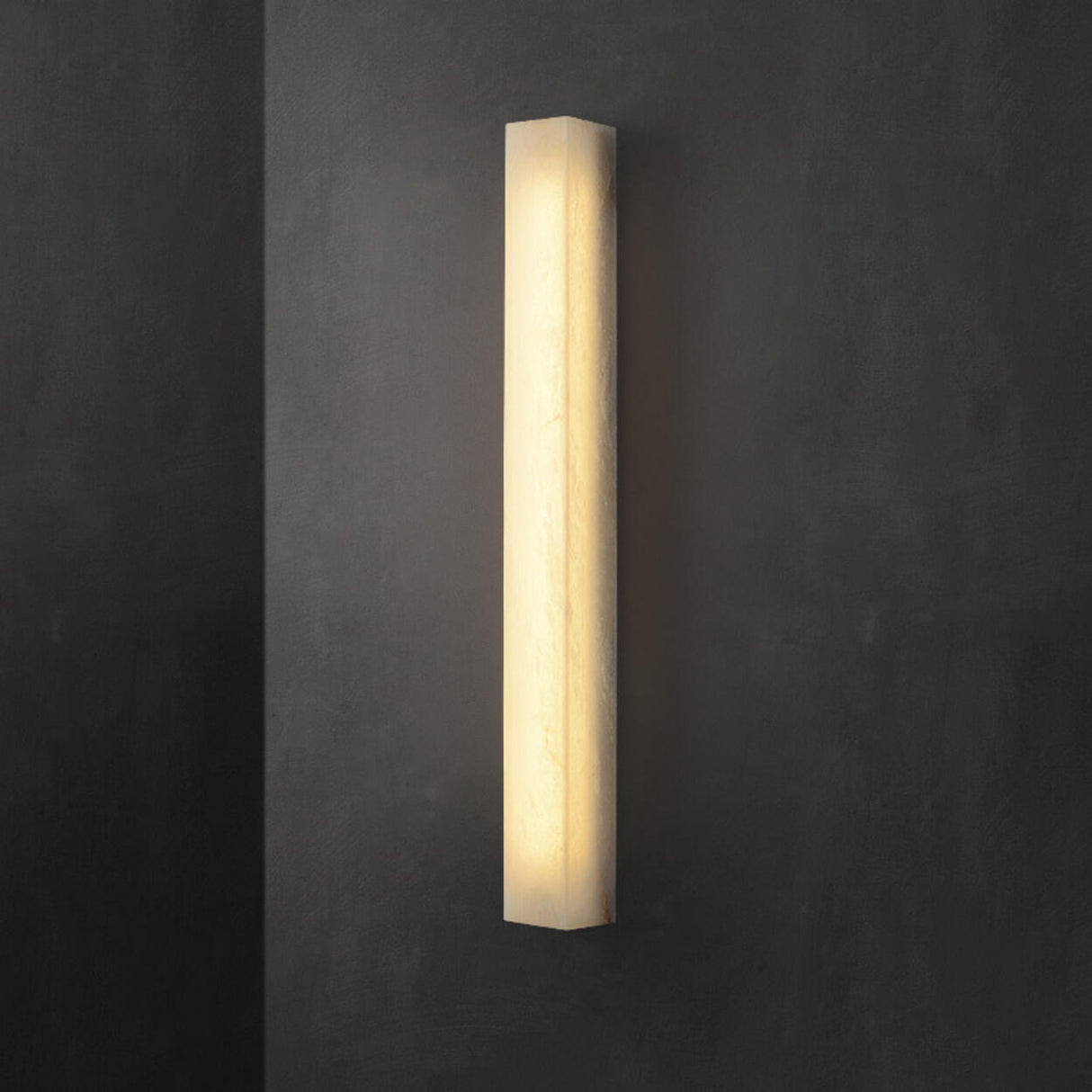 Modern Rectangular White Metal Wall Sconce Light Image - 11