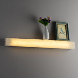 Modern Rectangular White Metal Wall Sconce Light Image - 12