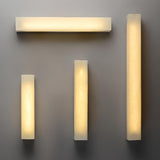 Modern Rectangular White Metal Wall Sconce Light Image - 19