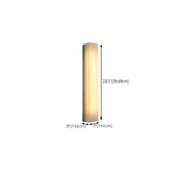 Modern Rectangular White Metal Wall Sconce Light Image - 27