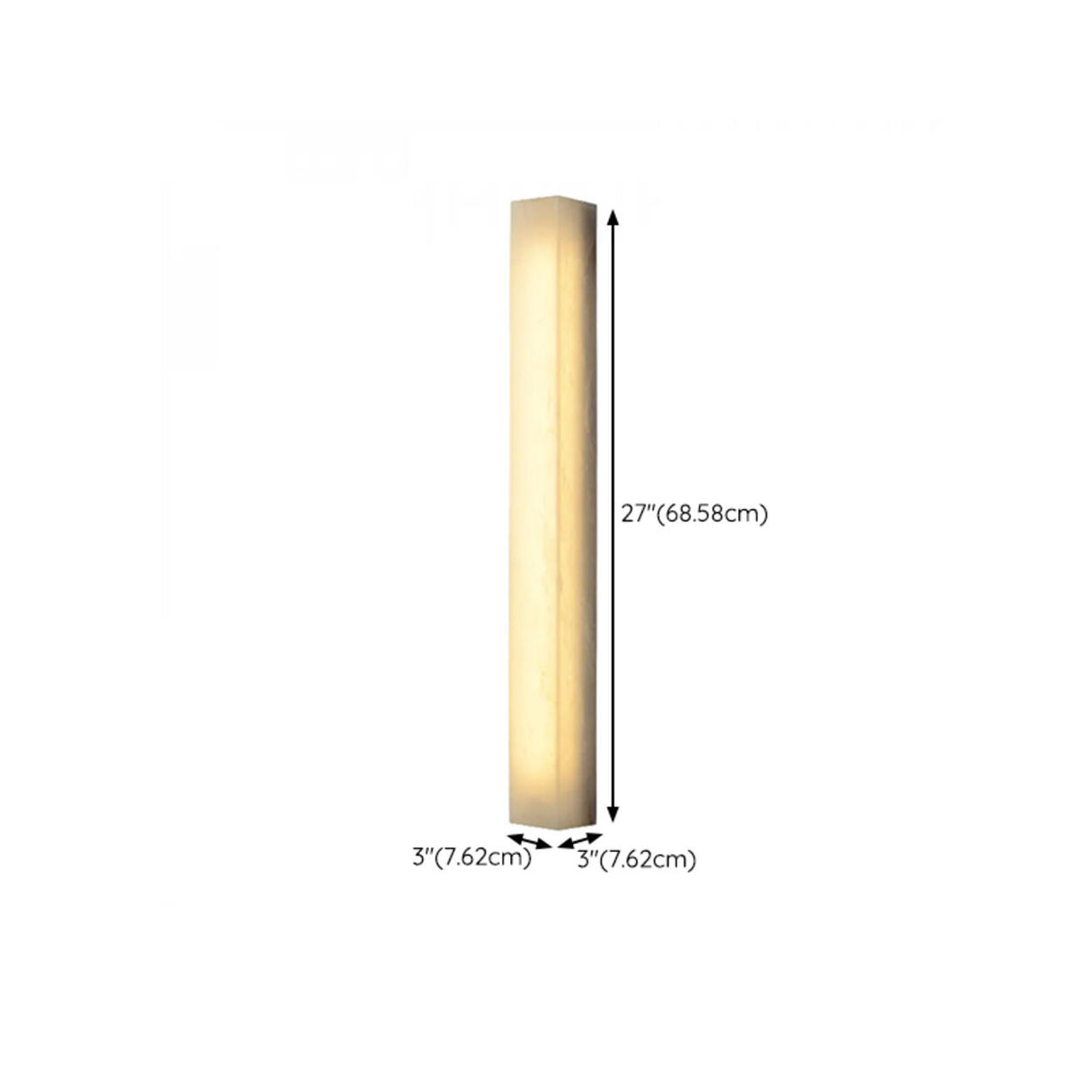 Modern Rectangular White Metal Wall Sconce Light Image - 28