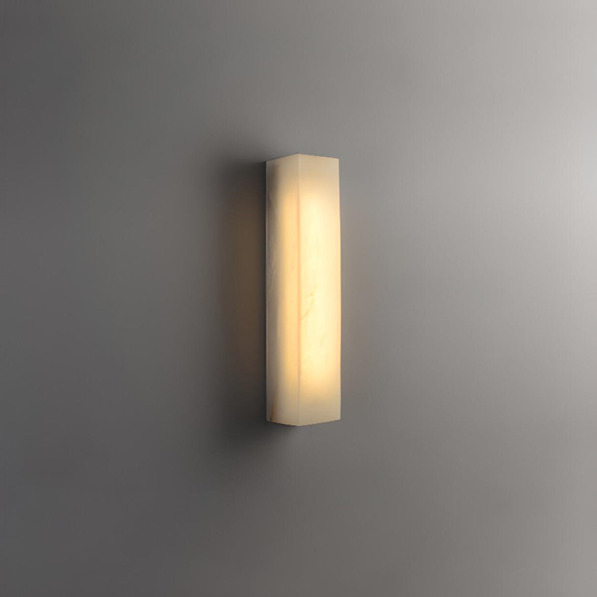 Modern Rectangular White Metal Wall Sconce Light Image - 6