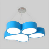 Modern Red Cat Paw LED Acrylic Children Room Pendant Light Image - 11