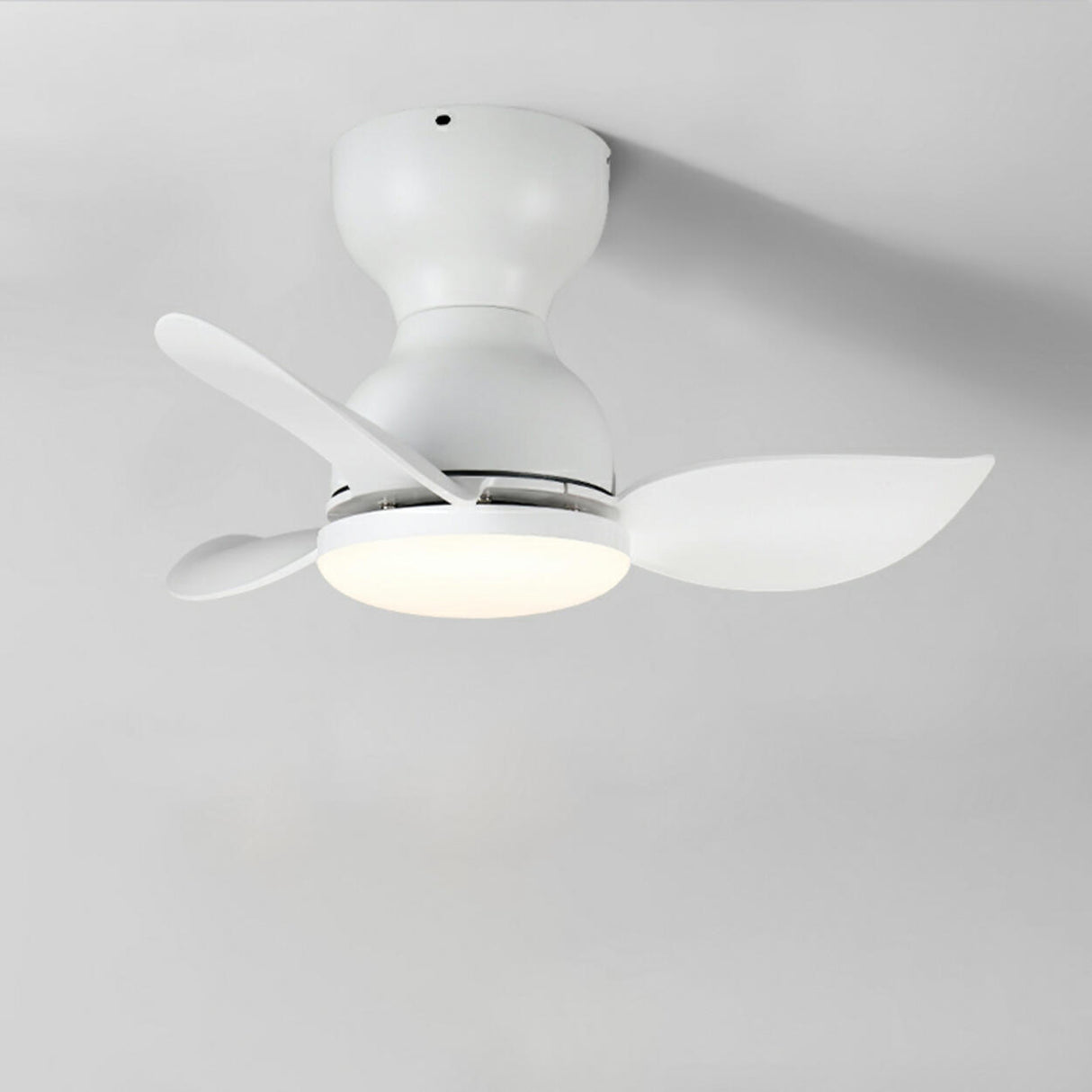 Modern Remote Control 3 Blade LED Ceiling Fan Light Image - 7