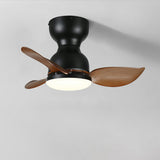 Modern Remote Control 3 Blade LED Ceiling Fan Light Image - 9