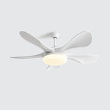 Modern Remote Control Wood Look Ceiling Fan with Light Image - 12