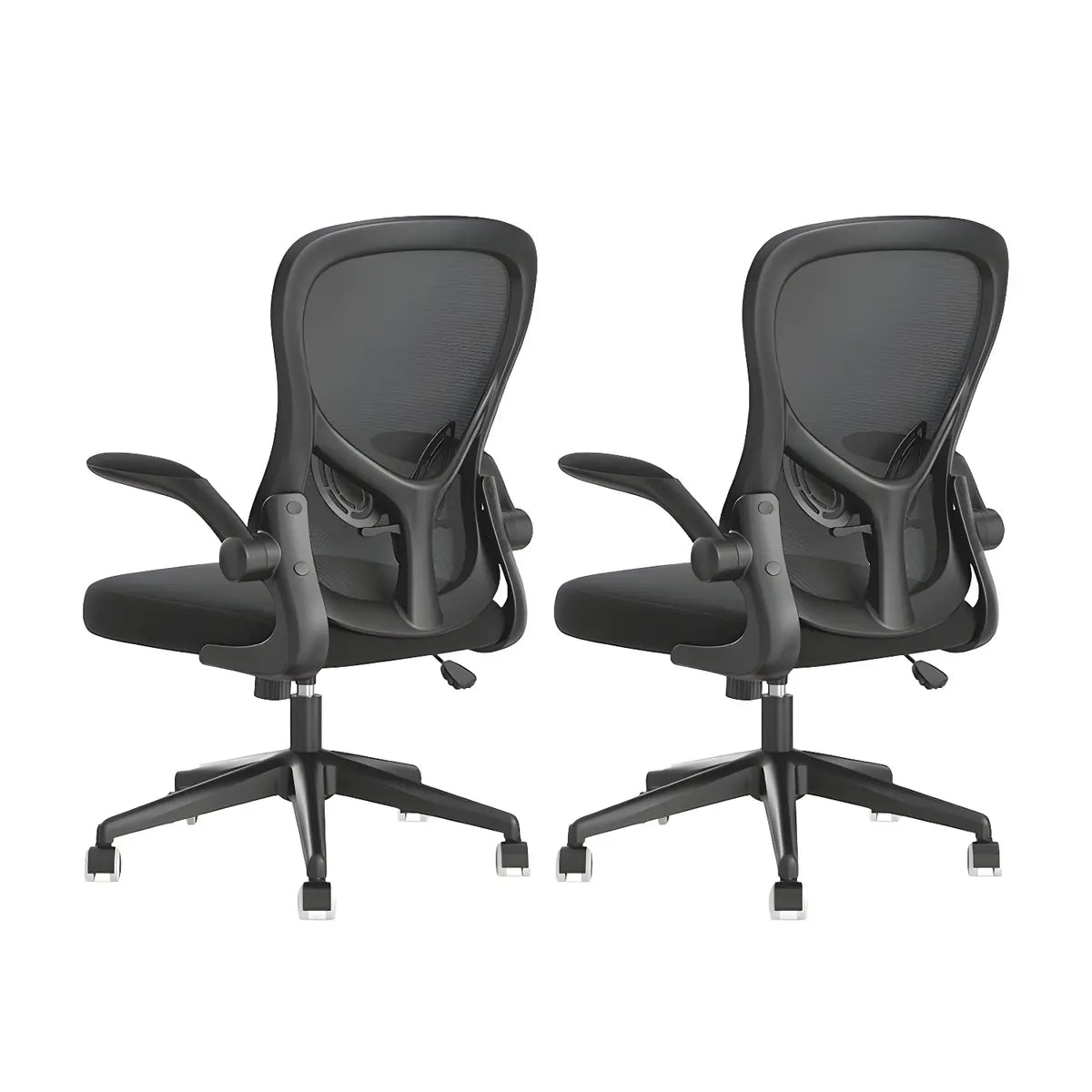 Modern Removable Arms Mesh Ergonomic Office Chairs Image - 12