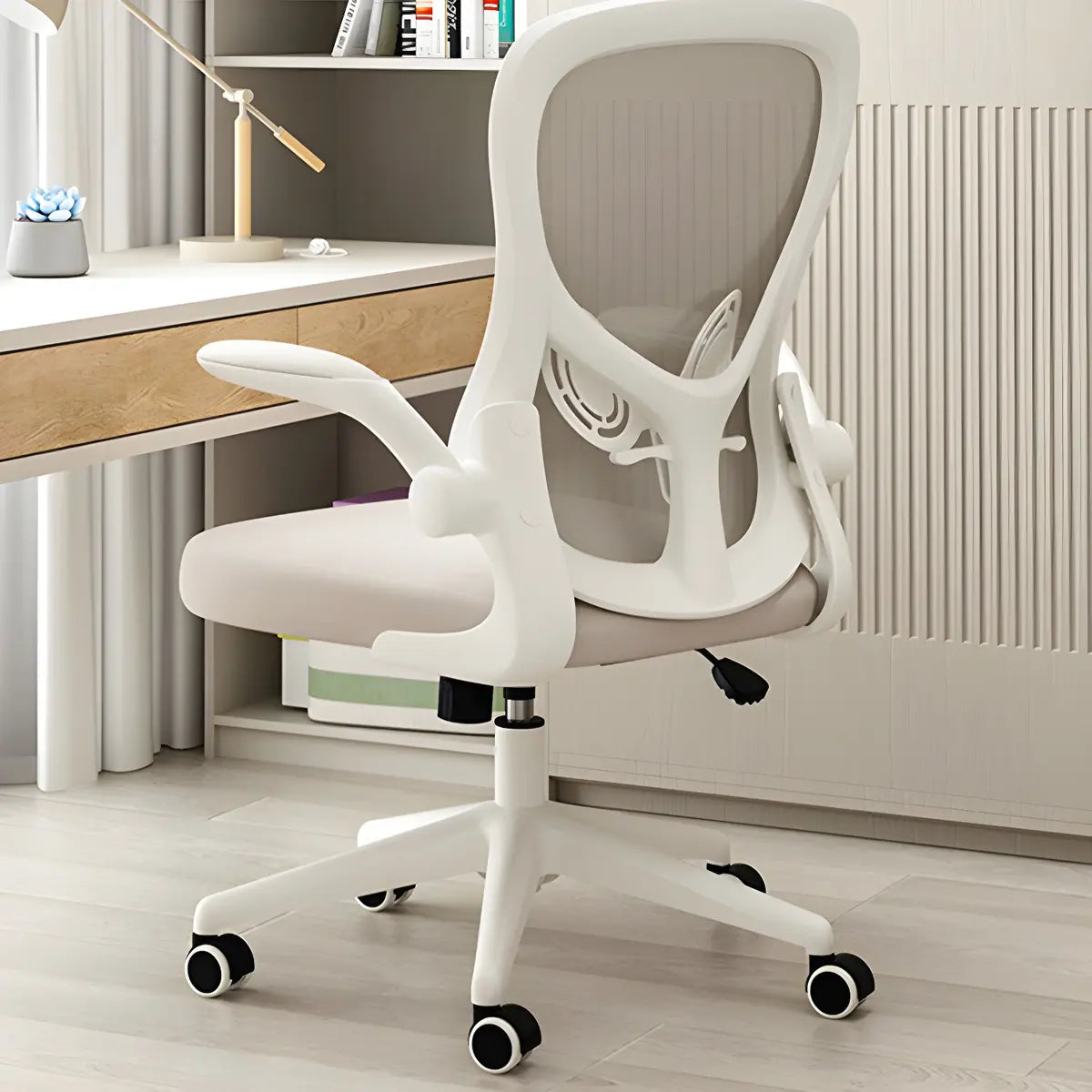 Modern Removable Arms Mesh Ergonomic Office Chairs Image - 17