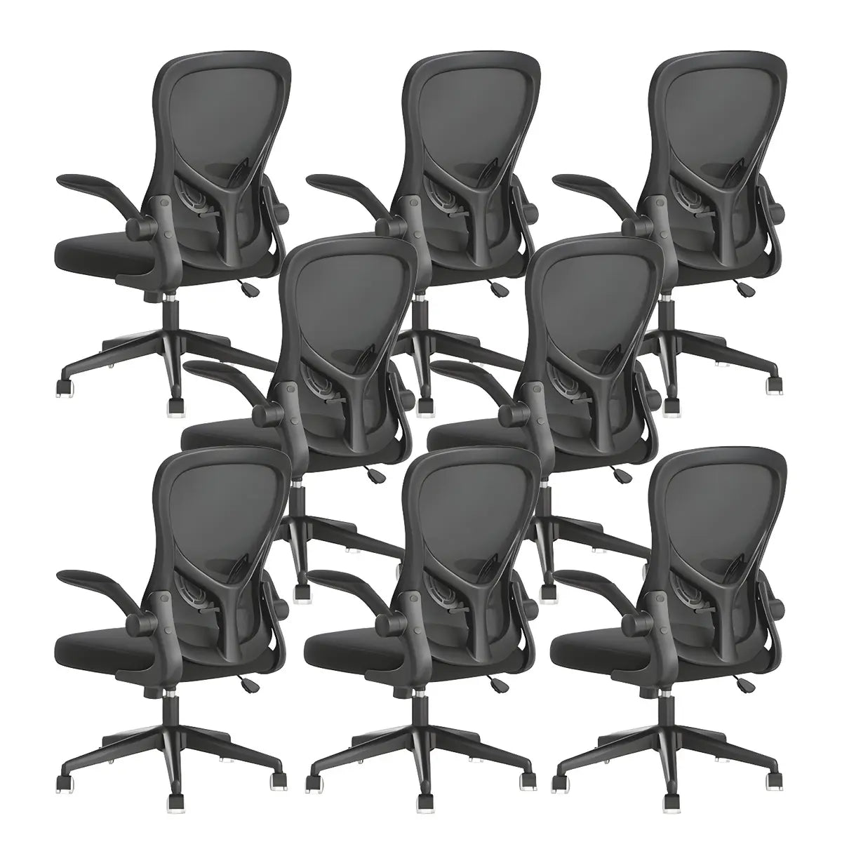 Modern Removable Arms Mesh Ergonomic Office Chairs Image - 19