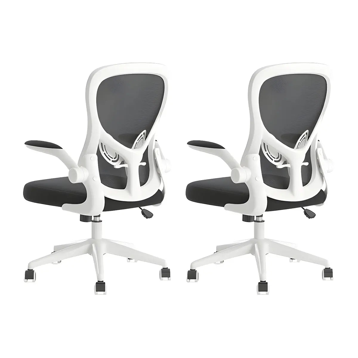 Modern Removable Arms Mesh Ergonomic Office Chairs Image - 2