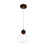 Modern Resin Drum Wooden Cloud Shape Pendant Light Image - 12