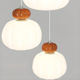 Modern Ribbed Drum Lantern Pendant Light Flexible Length Image - 16