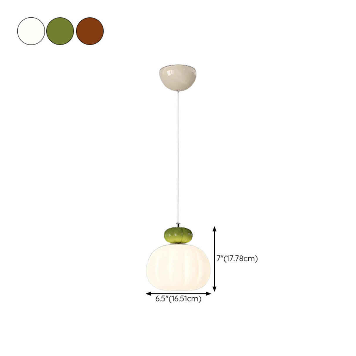 Modern Ribbed Drum Lantern Pendant Light Flexible Length 