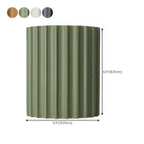 Modern Ribbed Half Cylinder Up Down Wall Light Sconce #size