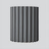 Modern Ribbed Half Cylinder Up Down Wall Light Sconce Image - 8