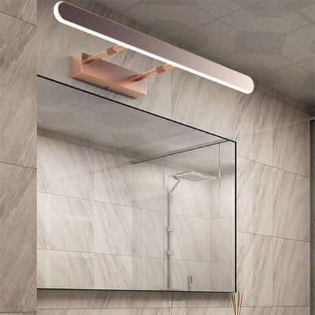 Modern Rose Gold Bathroom Vanity Light Fixture Image - 1