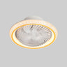 Modern Round 7 Clear Blades Ceiling Fan with LED Light Image - 11