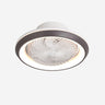 Modern Round 7 Clear Blades Ceiling Fan with LED Light Image - 6