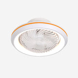 Modern Round 7 Clear Blades Ceiling Fan with LED Light Image - 9