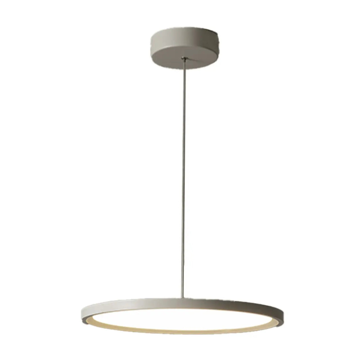 Modern Round Acrylic Pendant Light Dining Room LED Image - 5