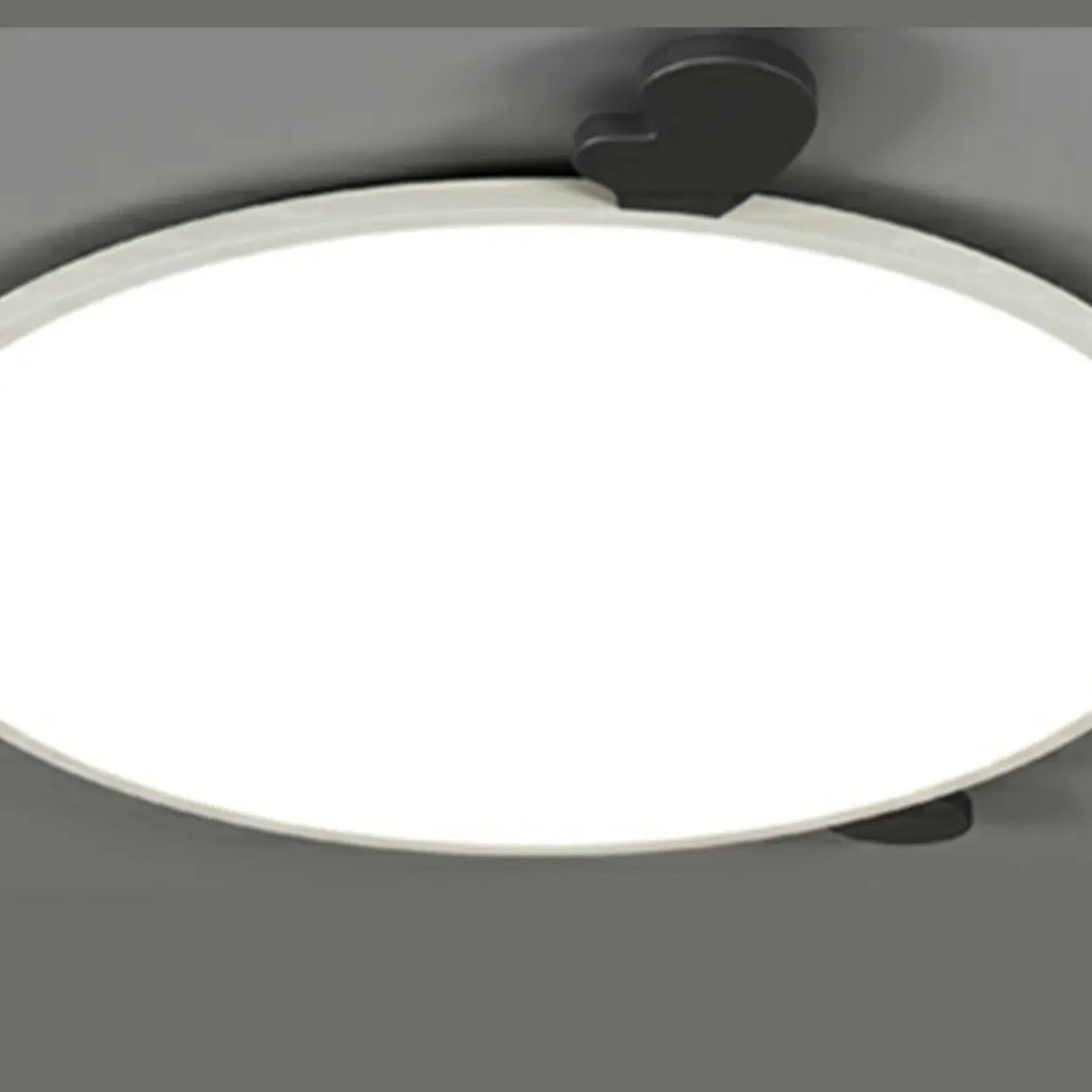 Modern Round Black Antlers Dimmable Flush Mount Light Image - 8