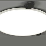 Modern Round Black Antlers Dimmable Flush Mount Light Image - 8