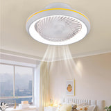 Modern Round Simple Ceiling Fan with LED Light Image - 21