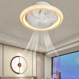 Modern Round Simple Ceiling Fan with LED Light Image - 22